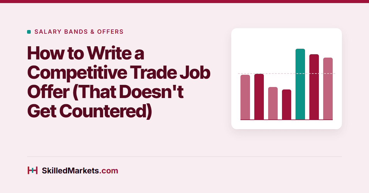 How to Write a Competitive Trade Job Offer (That Doesn't Get Countered)
