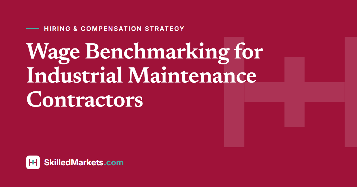 Wage Benchmarking for Industrial Maintenance Contractors