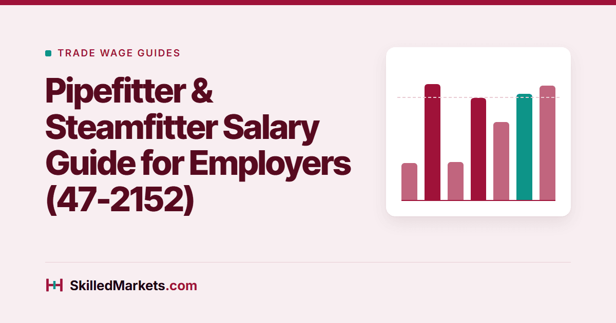 Pipefitter & Steamfitter Salary Guide for Employers (47-2152)