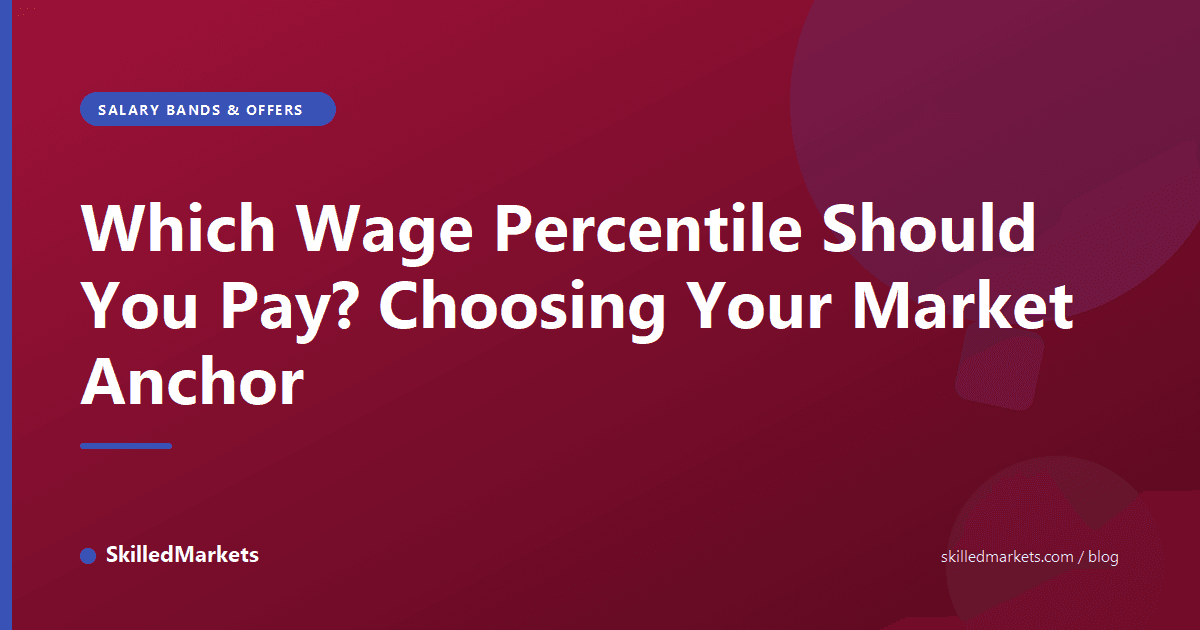 Which Wage Percentile Should You Pay? Choosing Your Market Anchor